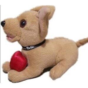 Vintage Plush Official Taco Bell Talking Chihuahua Dog 6" Hold Red Heart Collect